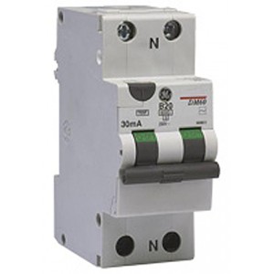 Дифференциальный автоматический выключатель полюс+нейтраль General electric C6A 30мА 6кА